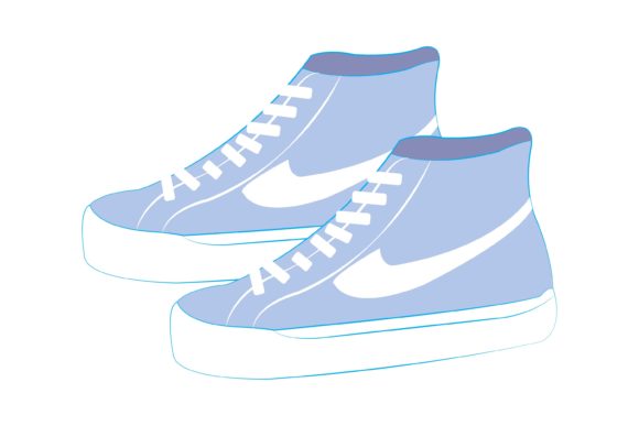 Download Kids School Shoes Illustration - Kids school Collection