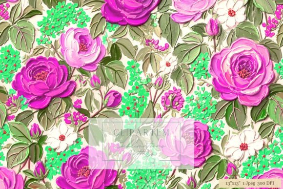 Download Magenta Rose Garden Floral Pattern - Garden floral Collection