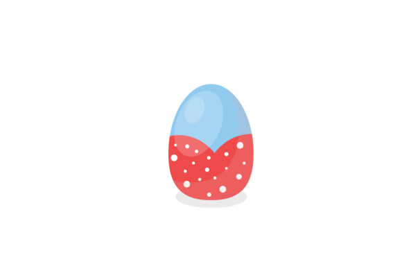 Download Easter Egg Red and Blue Decor - Blue decor Collection